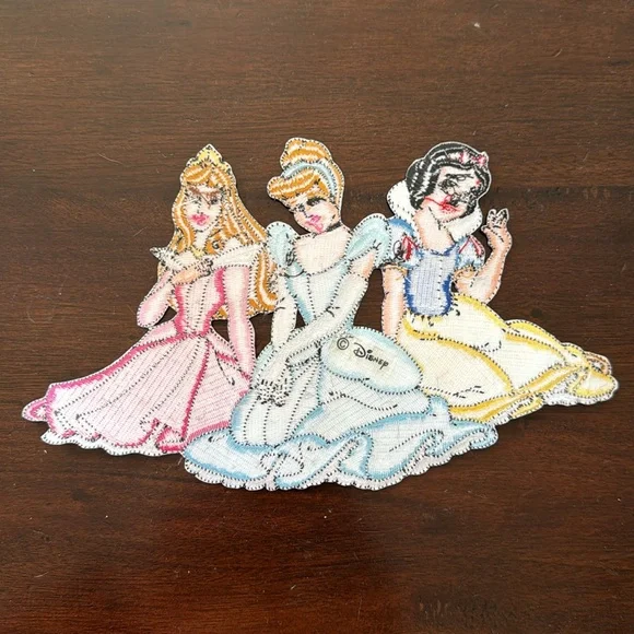 Vintage Rare Walt Disney World Princess Iron On Patch Disneyland Snow White New - Picture 2 of 3